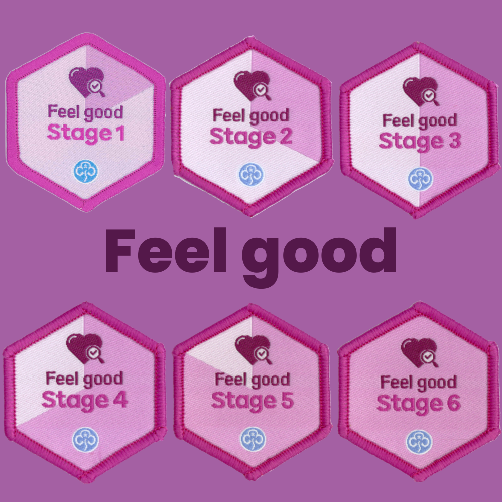 SKILLS BUILDER WOVEN BADGES - FEEL GOOD