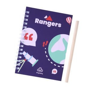 RANGER NOTEPAD AND PENCIL SET