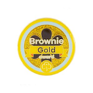 BROWNIE GOLD AWARD - METAL BADGE