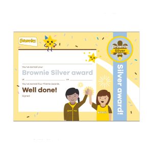 BROWNIES SILVER AWARD - CERTIFICATE
