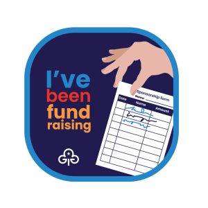 I'VE BEEN FUNDRAISING BADGE